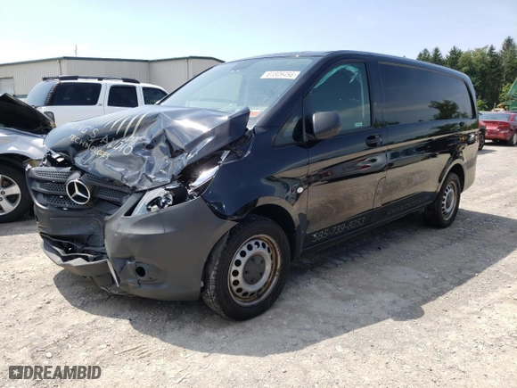 2020 Mercedes-Benz Metris Cargo Van with VIN W1YV0BEY0L3727010, listed as a Copart auction lot 61809493 with 56,924 mi miles. Bid and sale history available at carsss.com. Image 1.