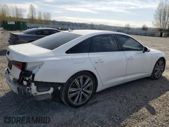 2019 Audi A6 Premium Plus with VIN WAUE8AF27KN118076, listed as a Copart auction lot 46217664 with 35,576 mi miles. Bid and sale history available at carsss.com. Image 3.
