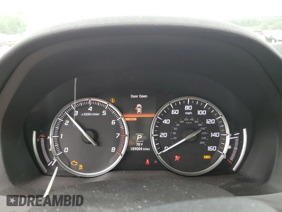 2014 Acura MDX Advance with VIN 5FRYD4H87EB015188, listed as a Copart auction lot 61088075 with 189,004 mi miles and Salvage title. Bid and sale history available at DreamBid. Image 9.