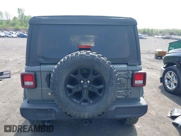 2021 Jeep Wrangler Unlimited Willys с VIN 1C4HJXDNXMW815548, выставлен на аукционе IAAI как лот 42226665 с пробегом 55 457 миль миль и . История ставок и продаж доступна на DreamBid. Изображение 16.
