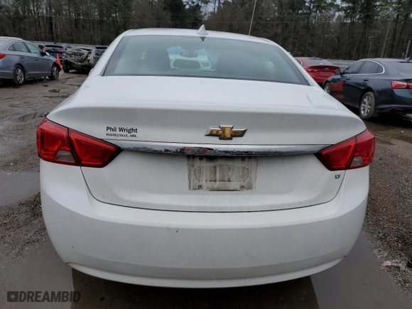 2019 Chevrolet Impala LT with VIN 1G11Z5SA1KU140706, listed as a Copart auction lot 45680525 with 127,710 mi miles and Salvage Title. Bid and sale history available at carsss.com. Image 6.