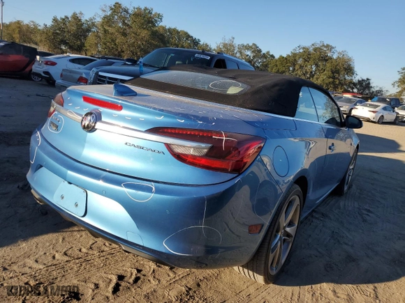 2017 Buick Cascada Sport Touring with VIN W04WJ3N53HG005462, listed as a Copart auction lot 82811954 with NaN miles and Salvage Title. Bid and sale history available at carsss.com. Image 3.