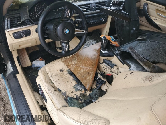 2015 BMW 4 Series 428i with VIN WBA3N3C57FK233312, listed as a Copart auction lot 58927815 with Not provided miles and Non repairable. Bid and sale history available at DreamBid. Image 7.