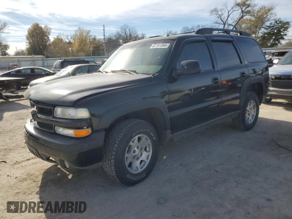 2002 Chevrolet Tahoe Z71 with VIN 1GNEK13Z72R209970, listed as a Copart auction lot 82151364 with 342,869 mi miles and Salvage Title. Bid and sale history available at carsss.com. Image 1.