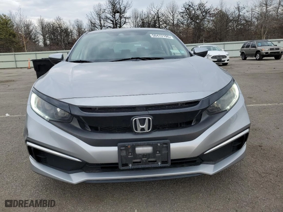 2019 Honda Civic Sedan LX with VIN 2HGFC2F62KH575600, listed as a Copart auction lot 50472195 with 50,016 mi miles and Salvage Title. Bid and sale history available at carsss.com. Image 5.