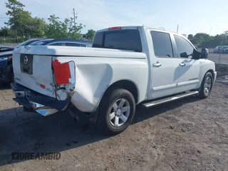 2006 Nissan Titan LE with VIN 1N6BA07A56N525360, listed as a IAAI auction lot 41934477 with 195,851 mi miles and . Bid and sale history available at DreamBid. Image 4.