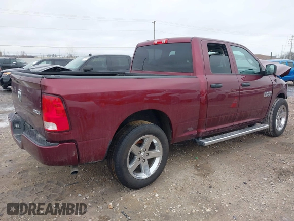 2017 Ram 1500 Express with VIN 1C6RR7FG2HS849239, listed as a IAAI auction lot 41204875 with 70,298 mi miles and . Bid and sale history available at carsss.com. Image 4.