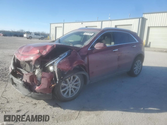 2021 Cadillac XT4 AWD Luxury with VIN 1GYFZBR46MF038668, listed as a Copart auction lot 42121925 with Not Provided miles and Salvage Title. Bid and sale history available at carsss.com. Image 1.