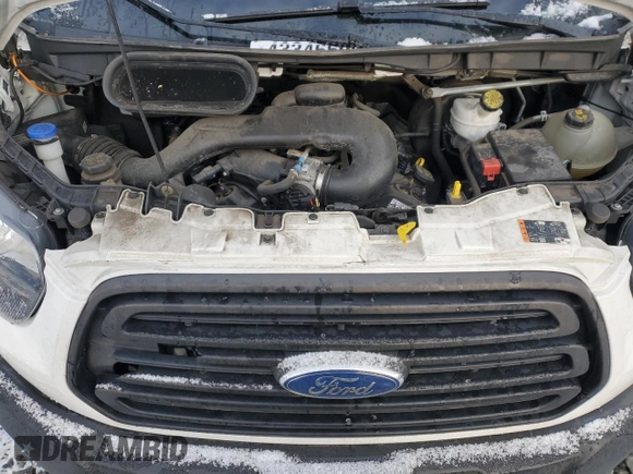 2019 Ford Transit z VIN 1FTYR1CM9KKB23140, wystawiony jako Copart lot #43346595 z przebiegiem 64 759 mil mil oraz Szkoda całkowita • Salvage title. Historia ofert i sprzedaży dostępna na DreamBid. Obrazek 11.