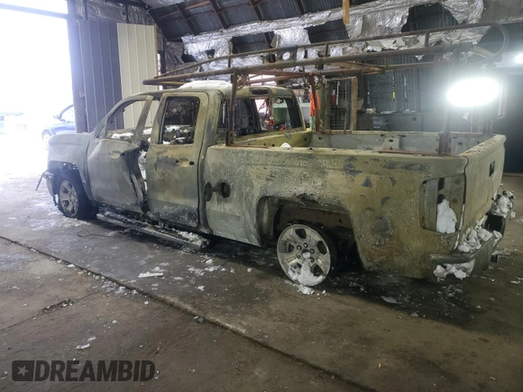 2014 Chevrolet Silverado 1500 LT with VIN 1GCVKREC9EZ111110, listed as a Copart auction lot 45542595 with Not Provided miles and Salvage Title. Bid and sale history available at DreamBid. Image 2.