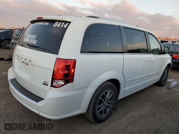 2017 Dodge Grand Caravan SXT with VIN 2C4RDGCG1HR750697, listed as a Copart auction lot 83490934 with 169,817 mi miles and Salvage Title. Bid and sale history available at DreamBid. Image 3.