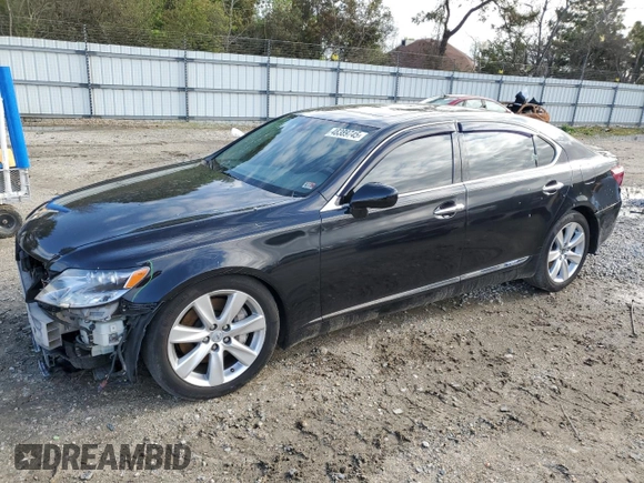 2008 Lexus LS 600h L with VIN JTHDU46F785001846, listed as a Copart auction lot 48389745 with 204,608 mi miles and Salvage title. Bid and sale history available at DreamBid. Image 1.