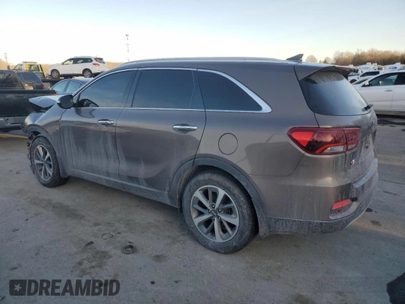 2019 Kia Sorento EX with VIN 5XYPH4A57KG554822, listed as a Copart auction lot 88598805 with 82,380 mi miles and Salvage Title. Bid and sale history available at DreamBid. Image 2.