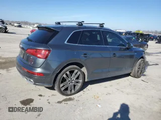 2018 Audi SQ5 Premium Plus with VIN WA1A4AFY3J2168887, listed as a Copart auction lot 42715805 with 49,306 mi miles and Salvage Title. Bid and sale history available at DreamBid. Image 3.