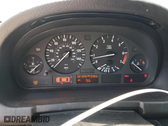 2002 BMW X5 3.0i with VIN 5UXFA53572LH80285, listed as a Copart auction lot 51798165 with 221,340 mi miles and Clean Title. Bid and sale history available at carsss.com. Image 9.