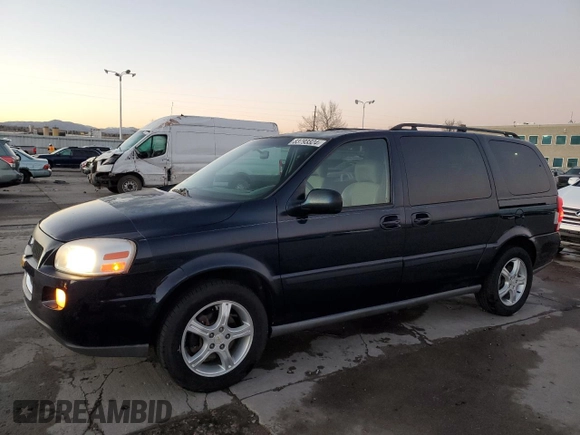 2005 Chevrolet Uplander LS with VIN 1GNDV23L55D222075, listed as a Copart auction lot 83793324 with 108,579 mi miles and Salvage Title. Bid and sale history available at carsss.com. Image 1.