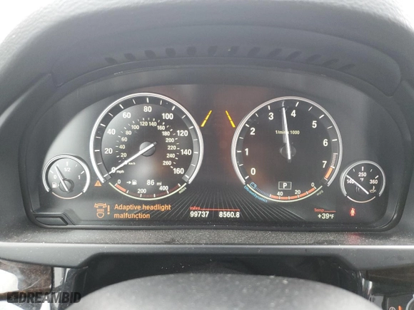 2016 BMW X5 xDrive35i with VIN 5UXKR0C55G0U09996, listed as a Copart auction lot 43547065 with 99,737 mi miles and Salvage Title. Bid and sale history available at carsss.com. Image 9.