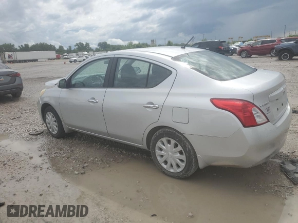 2012 Nissan Versa SV with VIN 3N1CN7AP9CL875493, listed as a Copart auction lot 63058395 with 204,253 mi miles and Salvage title. Bid and sale history available at DreamBid. Image 2.
