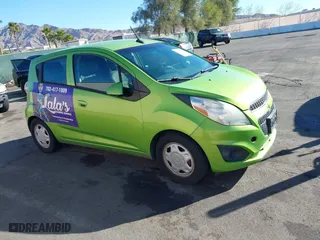 2014 Chevrolet Spark LS with VIN KL8CB6S98EC588931, listed as a IAAI auction lot 41690253 with 114,319 mi miles. Bid and sale history available at carsss.com. Image 1.