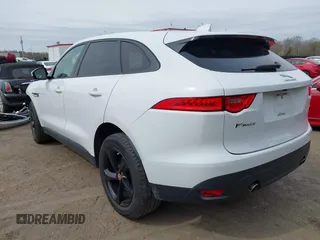 2018 Jaguar F-Pace 25t Premium with VIN SADCJ2FX7JA295057, listed as a IAAI auction lot 41912916 with 58,696 mi miles and . Bid and sale history available at DreamBid. Image 3.