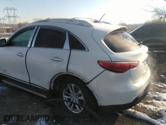 2010 Infiniti FX with VIN JN8AS1MW8AM853246, listed as a IAAI auction lot 34647733 with 140,468 mi miles and . Bid and sale history available at DreamBid. Image 6.