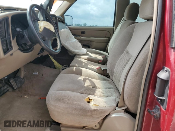 2004 Chevrolet Silverado 1500 LS with VIN 2GCEC19V141177507, listed as a Copart auction lot 55254955 with Not Provided miles and Salvage Title. Bid and sale history available at DreamBid. Image 7.