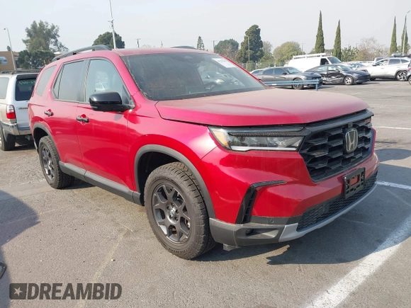 2023 Honda Pilot TrailSport with VIN 5FNYG1H65PB042687, listed as a IAAI auction lot 41259661 with 11,359 mi miles. Bid and sale history available at carsss.com. Image 1.