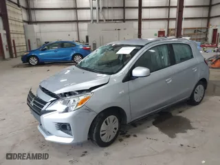 2022 Mitsubishi Mirage ES with VIN ML32AUHJ0NH002031, listed as a IAAI auction lot 41654897 with 42,863 mi miles. Bid and sale history available at carsss.com. Image 17.