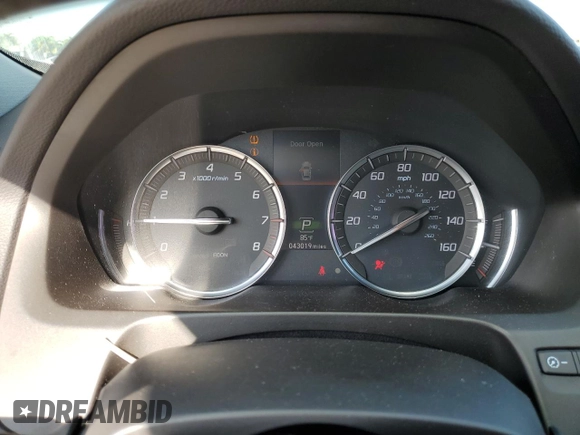 2020 Acura TLX with VIN 19UUB1F35LA014785, listed as a Copart auction lot 68435653 with 43,019 mi miles and Salvage title. Bid and sale history available at DreamBid. Image 9.