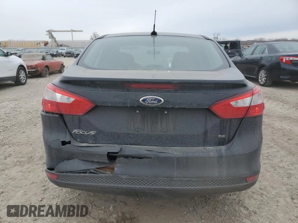 2013 Ford Focus SE with VIN 1FADP3F21DL261137, listed as a Copart auction lot 44037825 with 171,302 mi miles and Salvage title. Bid and sale history available at DreamBid. Image 6.
