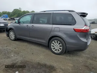 2017 Toyota Sienna XLE with VIN 5TDDZ3DC4HS187233, listed as a Copart auction lot 60227715 with 123,191 mi miles and Salvage title. Bid and sale history available at DreamBid. Image 2.