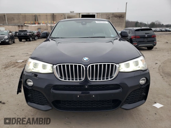 2017 BMW X4 xDrive28i with VIN 5UXXW3C3XH0T80365, listed as a Copart auction lot 39803323 with 74,674 mi miles. Bid and sale history available at carsss.com. Image 5.