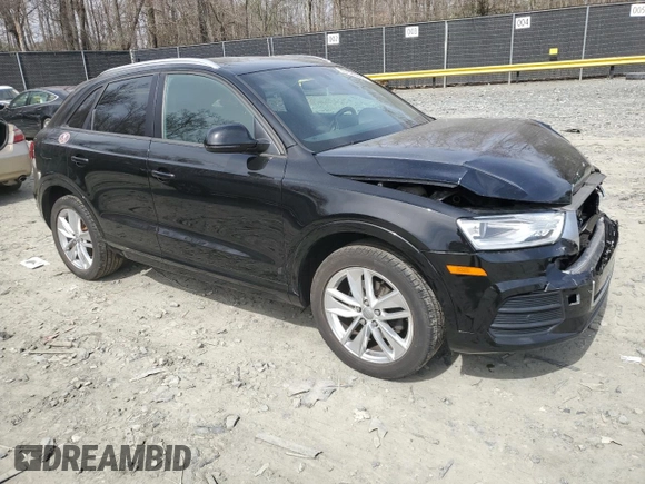 2017 Audi Q3 Premium z VIN WA1ECCFS6HR008225, wystawiony jako Copart lot #49526935 z przebiegiem 61 250 mil mil oraz Szkody całkowita. Historia ofert i sprzedaży dostępna na DreamBid. Obrazek 4.