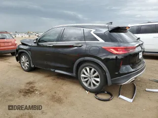 2019 Infiniti QX50 Essential z VIN 3PCAJ5M33KF107793, wystawiony jako Copart lot #57176435 z przebiegiem 77 232 mil mil oraz Szkoda całkowita • Salvage title. Historia ofert i sprzedaży dostępna na DreamBid. Obrazek 2.