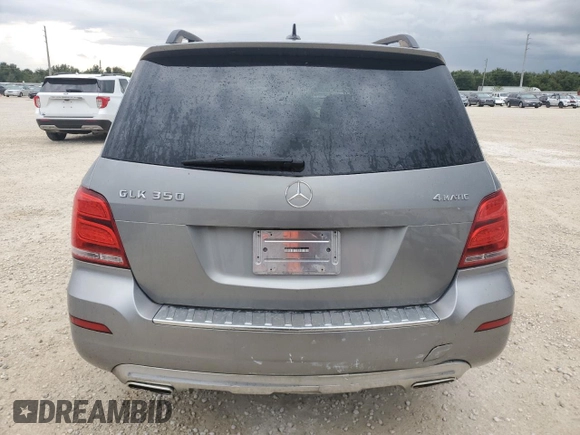 2013 Mercedes-Benz GLK 350 with VIN WDCGG8JB7DF985533, listed as a Copart auction lot 73733944 with Not Provided miles and Salvage Title. Bid and sale history available at DreamBid. Image 6.