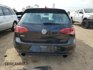 2017 Volkswagen Golf GTI S with VIN 3VW4T7AU7HM067865, listed as a Copart auction lot 71718704 with 88,972 mi miles and Salvage Title. Bid and sale history available at carsss.com. Image 6.