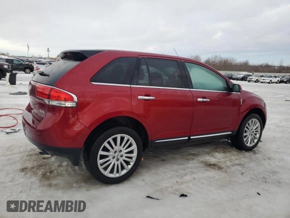 2014 Lincoln MKX with VIN 2LMDJ8JK7EBL02758, listed as a Copart auction lot 89370005 with 165,585 mi miles and Clean Title. Bid and sale history available at DreamBid. Image 3.