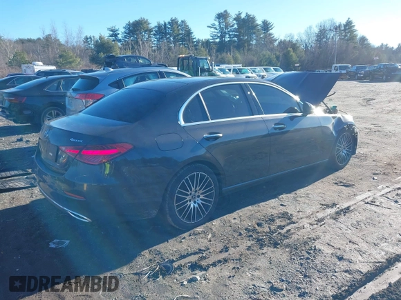 2023 Mercedes-Benz C 300 with VIN W1KAF4HB6PR074311, listed as a IAAI auction lot 41188282 with 18,225 mi miles and . Bid and sale history available at DreamBid. Image 4.