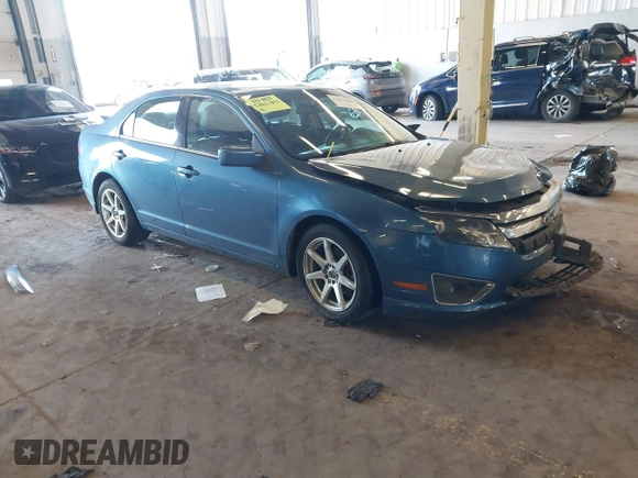 2010 Ford Fusion SEL with VIN 3FAHP0JA1AR394475, listed as a IAAI auction lot 41871860 with 0 mi miles. Bid and sale history available at carsss.com. Image 1.