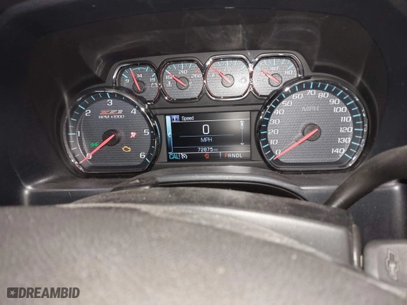 2018 Chevrolet Silverado 1500 LT with VIN 1GCVKREH5JZ363281, listed as a IAAI auction lot 41881671 with 72,875 mi miles. Bid and sale history available at carsss.com. Image 7.