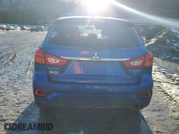 2018 Mitsubishi Outlander Sport SE 2.4 with VIN JA4AR3AW4JZ033671, listed as a Copart auction lot 88043065 with 143,802 mi miles and Salvage Title. Bid and sale history available at carsss.com. Image 6.