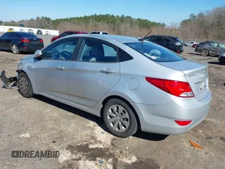 2017 Hyundai Accent SE with VIN KMHCT4AE7HU197593, listed as a IAAI auction lot 41597842 with 162,018 mi miles and . Bid and sale history available at carsss.com. Image 3.