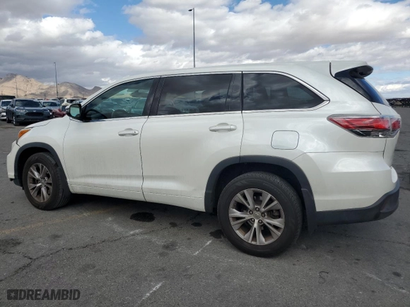 2015 Toyota Highlander LE with VIN 5TDBKRFH9FS079498, listed as a Copart auction lot 48985375 with 90,293 mi miles and Salvage Title. Bid and sale history available at carsss.com. Image 2.