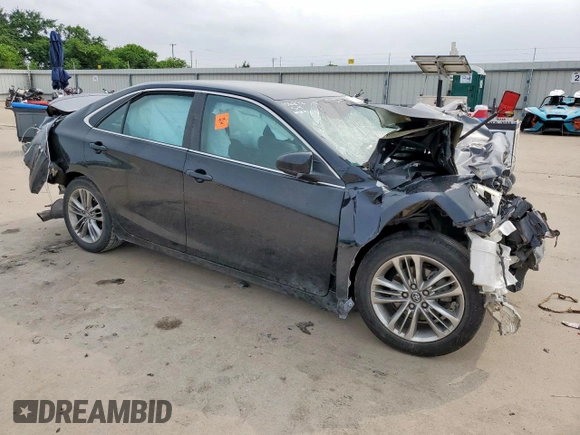 2017 Toyota Camry XLE with VIN 4T1BF1FK2HU348386, listed as a Copart auction lot 57818485 with Not provided miles and Non repairable. Bid and sale history available at DreamBid. Image 4.