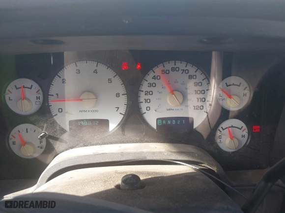 2003 Dodge Ram 1500 ST with VIN 1D7HA16K43J619896, listed as a IAAI auction lot 41800399 with 198,812 mi miles. Bid and sale history available at carsss.com. Image 7.