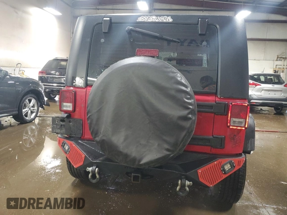 2008 Jeep Wrangler X with VIN 1J4FA24118L501599, listed as a Copart auction lot 52776475 with 74,186 mi miles and Salvage Title. Bid and sale history available at DreamBid. Image 6.