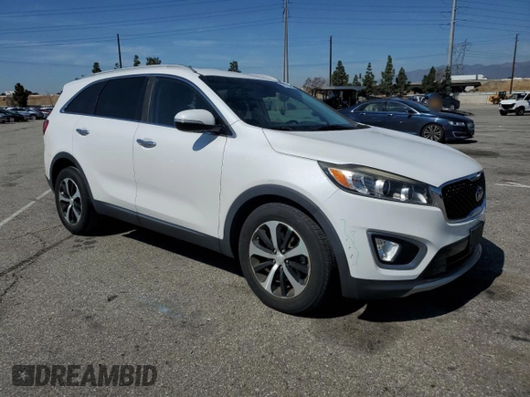 2016 Kia Sorento EX with VIN 5XYPH4A55GG001934, listed as a Copart auction lot 50178695 with 93,922 mi miles and Salvage Title. Bid and sale history available at DreamBid. Image 4.