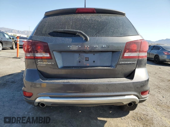 2014 Dodge Journey Crossroad with VIN 3C4PDDGG6ET266453, listed as a Copart auction lot 59574285 with Not provided miles and Salvage title. Bid and sale history available at DreamBid. Image 6.