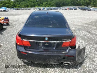 2011 BMW 7 Series 750Li with VIN WBAKB8C57BCY64924, listed as a Copart auction lot 58393765 with Not provided miles and Salvage title. Bid and sale history available at DreamBid. Image 6.