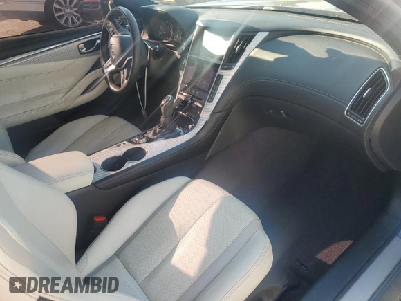 2018 Infiniti Q60 RED SPORT 400 with VIN JN1FV7EL5JM630519, listed as a Copart auction lot 48720335 with 100,459 mi miles and Non Repairable. Bid and sale history available at carsss.com. Image 8.